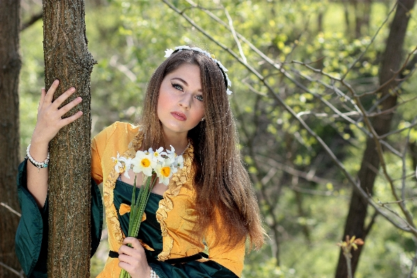 Forest person girl woman Photo