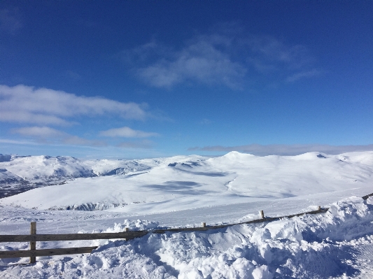 Berg schnee winter wolke Foto