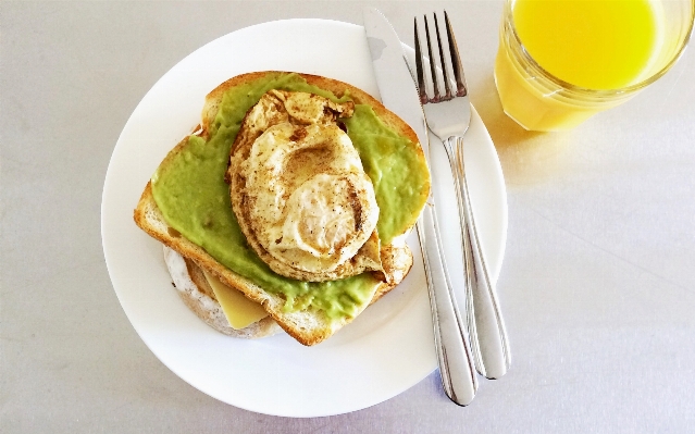 Morning dish meal food Photo