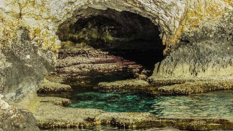 Formation grotte côte rocheuse
 chypre