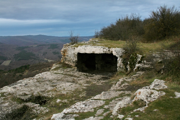 Mountain valley range formation Photo