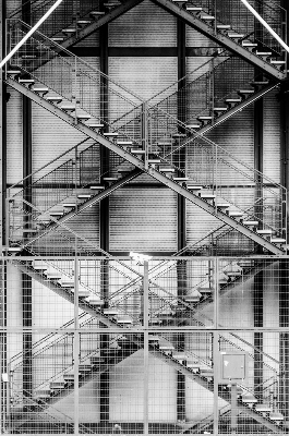 Abstract black and white architecture Photo