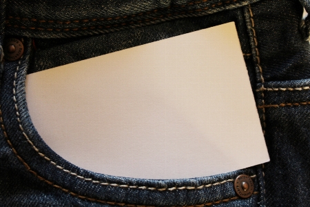 White leather leaf jeans Photo