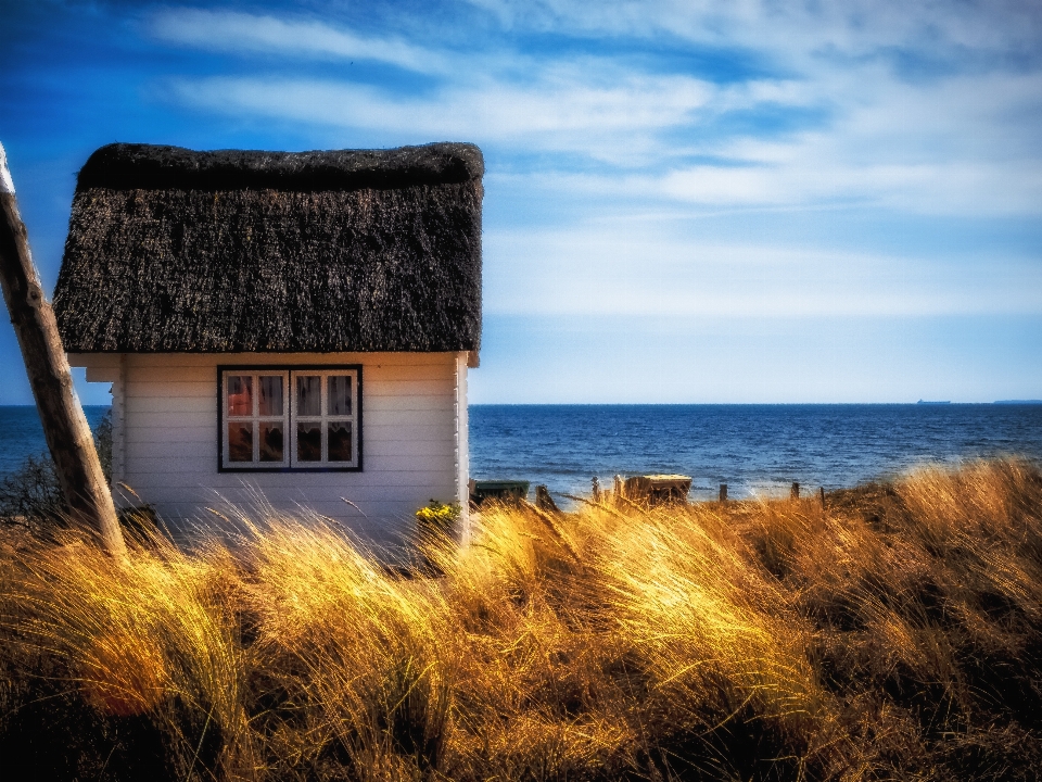 Beach landscape sea coast