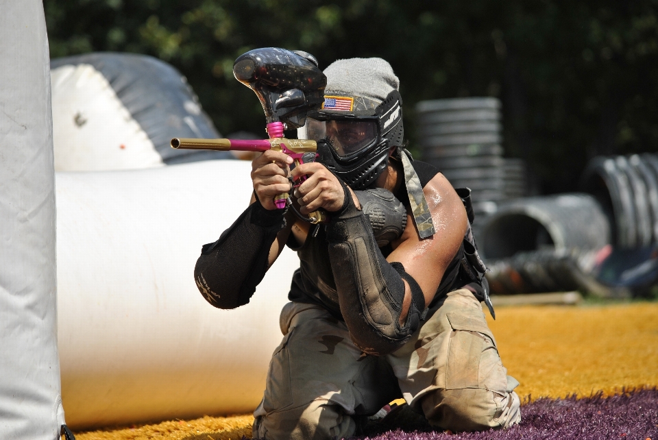 Lazer extremo tiroteio esportes