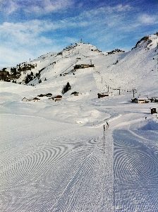 Landscape mountain snow winter Photo