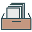 Papierbox Icon