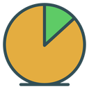 Icona Grafico a torta