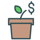 Growing money Icon