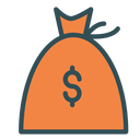 Dollar bag Icon