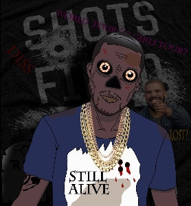 Rapper zombie fiction illustration Photo