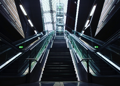 Light city escalator transport Photo