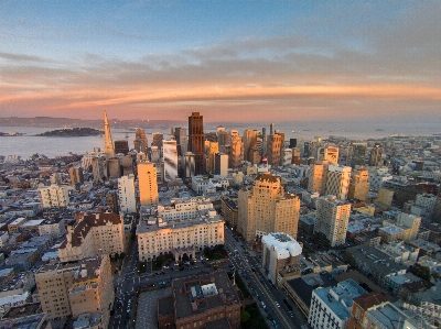 Horizont die architektur sonnenuntergang stadt Foto