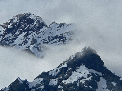 Landscape mountain snow cold Photo