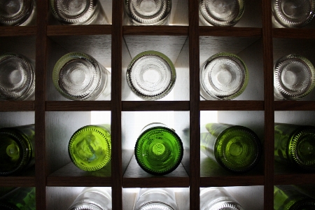 Light wine window glass Photo