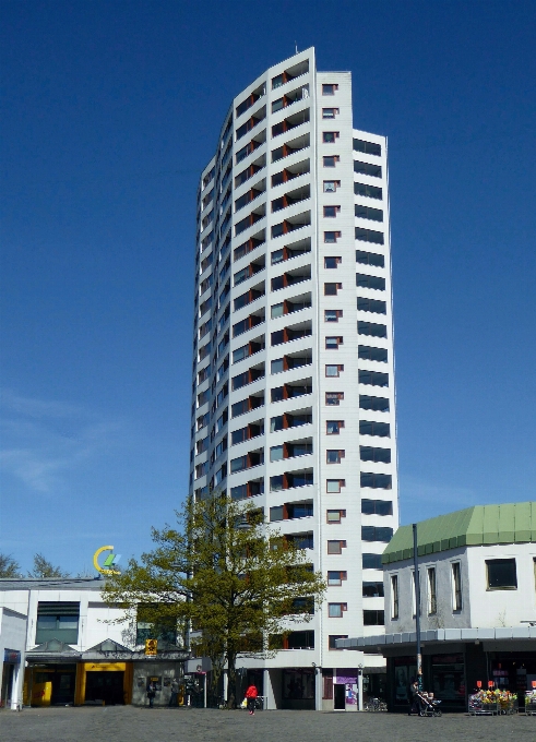 Architecture bâtiment gratte-ciel centre ville
