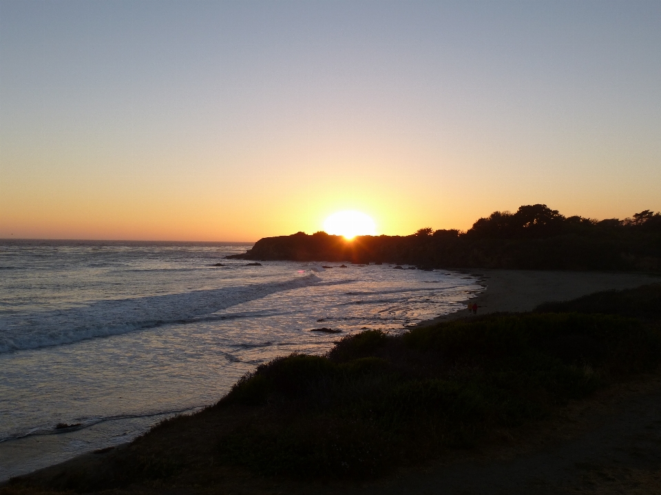 Plage paysage mer côte