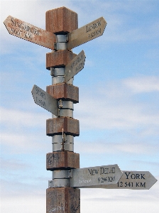 Landscape wood monument sign Photo