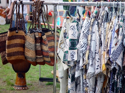 Foto Città africa mercato vestiario