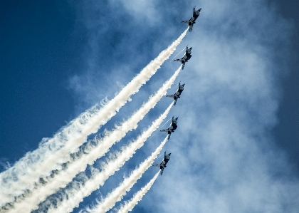 Wing group sky smoke Photo