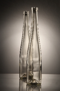 Light glass vase line Photo