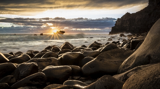 Beach landscape sea coast Photo