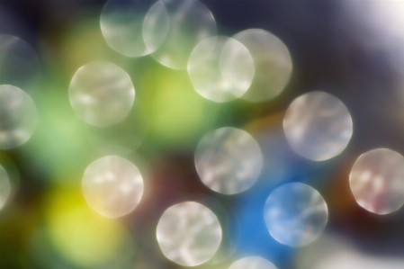 Bokeh abstract round glass Photo