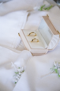 White ring flower petal Photo