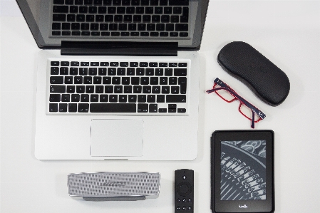 Laptop keyboard technology still life Photo