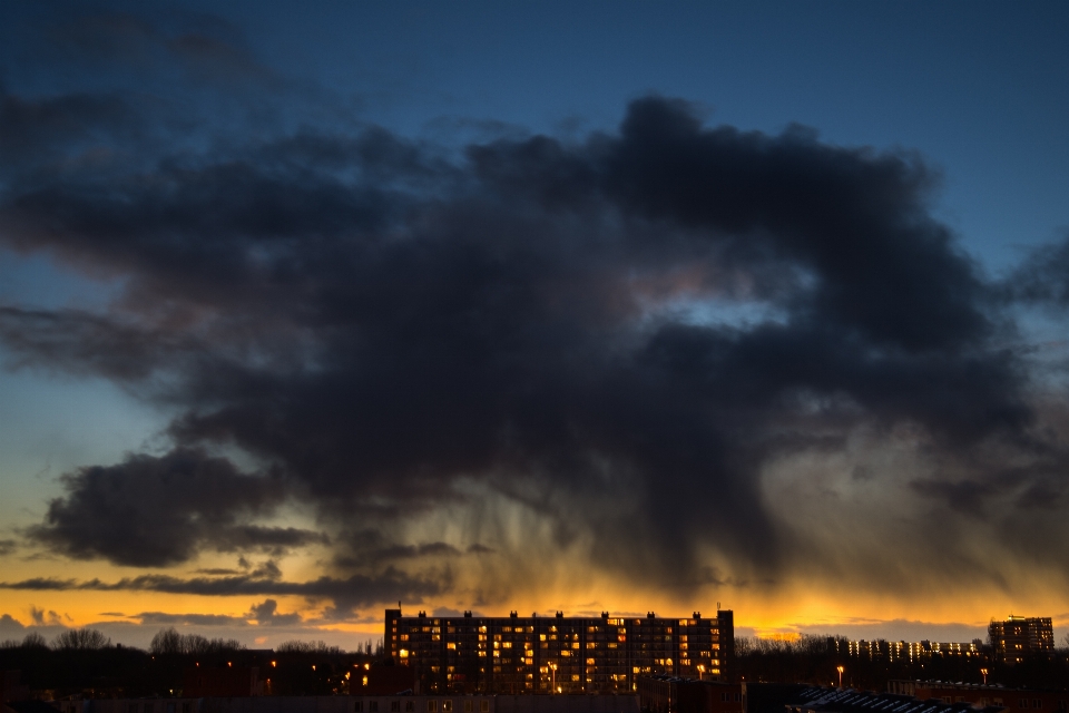 Paisaje naturaleza horizonte nube