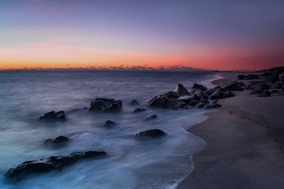 Praia paisagem mar costa