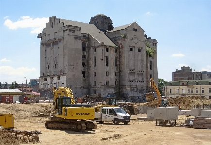 Foto Lavoro sabbia architettura cielo