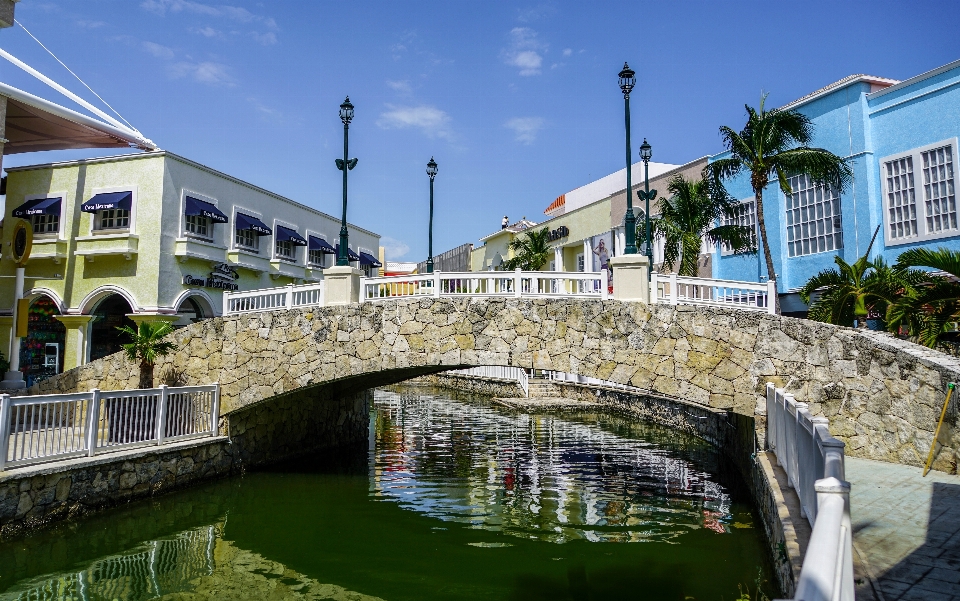 Extérieur pont ville canal
