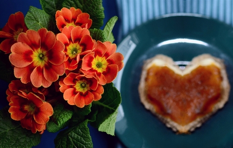 Anlage blume herz mahlzeit Foto