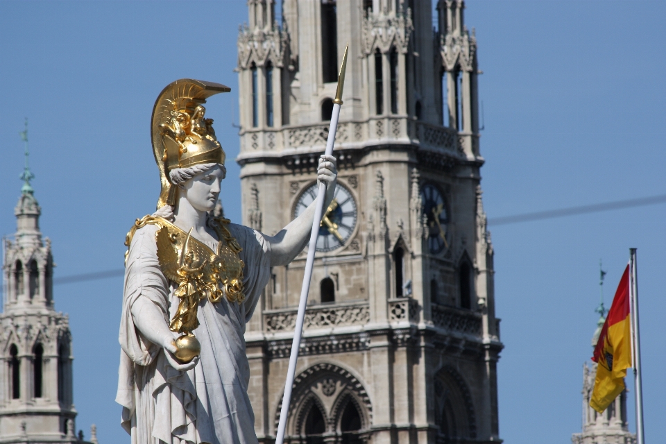 Die architektur stadt monument statue