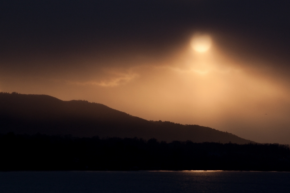 Landschaft horizont berg licht