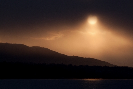 Landscape horizon mountain light Photo