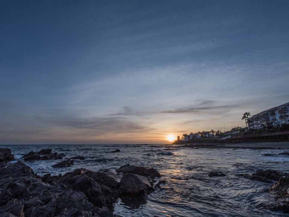 海滩 景观 海 海岸