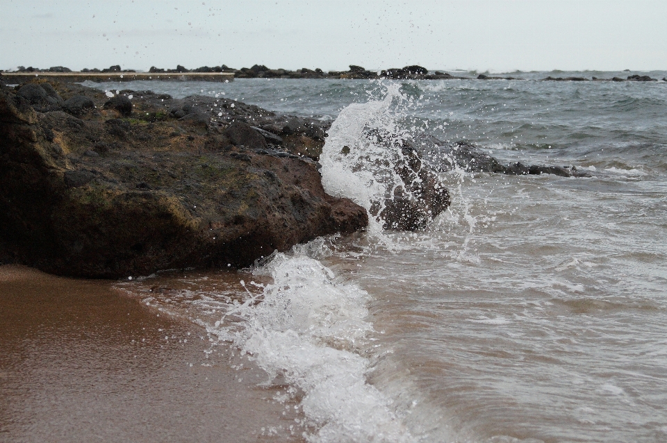 Praia mar costa água