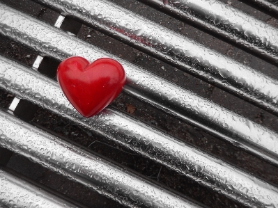 Rain love heart sadness Photo