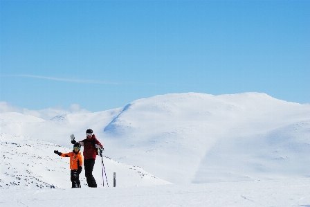 Mountain snow winter sunshine Photo