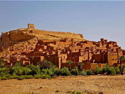 Landscape desert town valley Photo