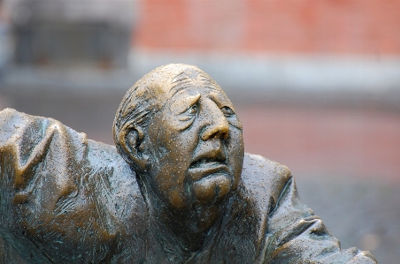 Monument statue close up face Photo