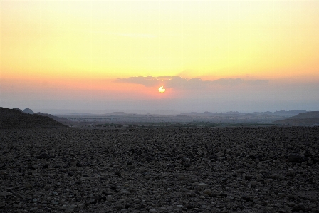 Landscape sea horizon mountain Photo