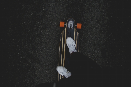 Light board feet skateboard Photo