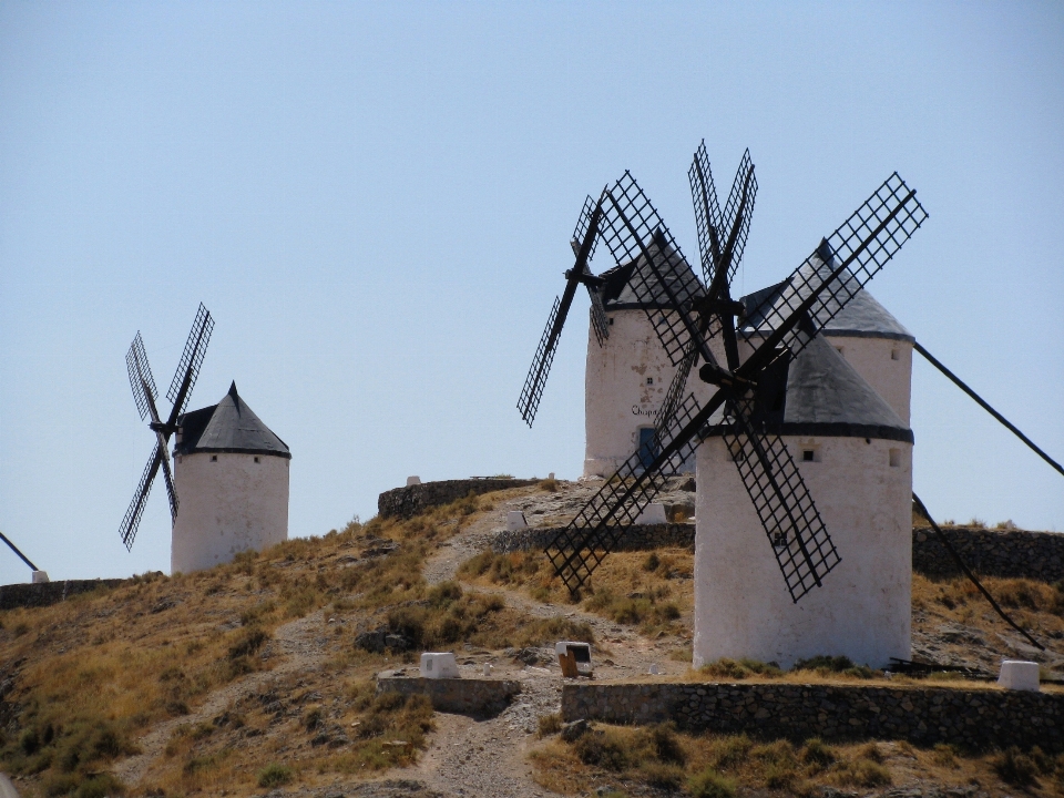 Architecture windmill wind building