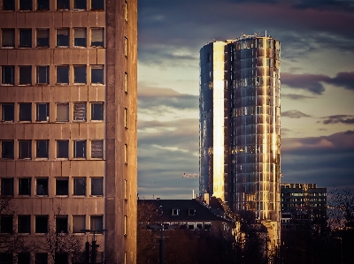 Architecture sunset skyline night Photo