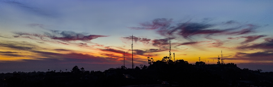 Paisagem natureza ar livre silhueta