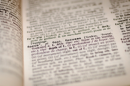 Writing book word macro Photo