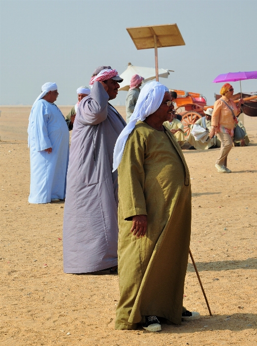 Sand menschen wüste monument